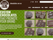 Tablet Screenshot of chocolatesareus.co.nz